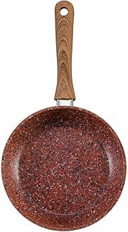 JML Copper Stone 20cm Frying Pan - Non Stick Frying Pans, Durable Aluminium and Stainless Steel Pan, Healthier Frying with Dynamic Heat Distribution, for Gas, Induction, Electric and Ceramic Hobs