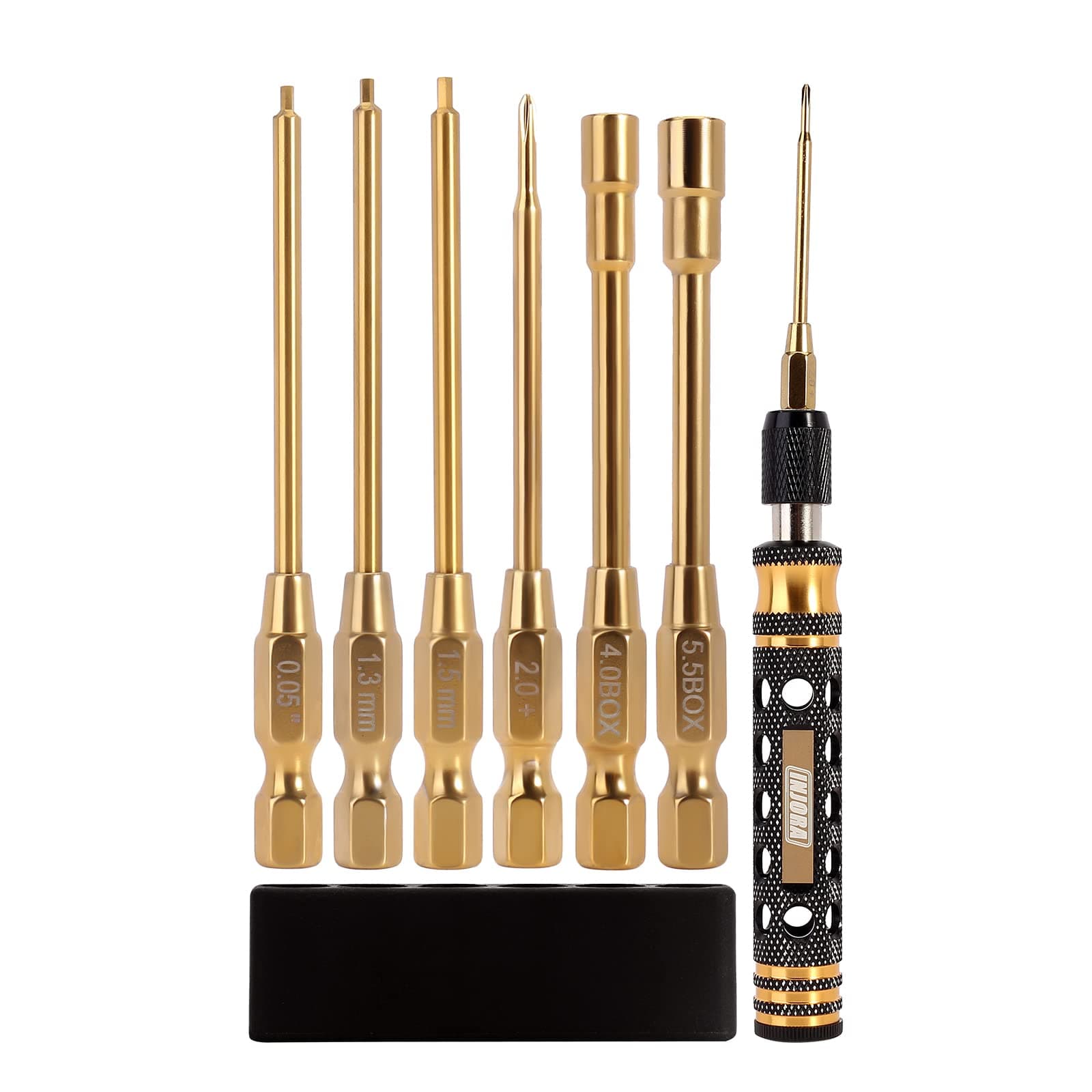 RC Tool Kit 6 in 1 Screwdriver Quick Change Allen Key Hexagon Screwdrivers for SCX24 Gladiator Bronco C10 JLU Deadbolt FMS FCX24 Micro Crawler Car