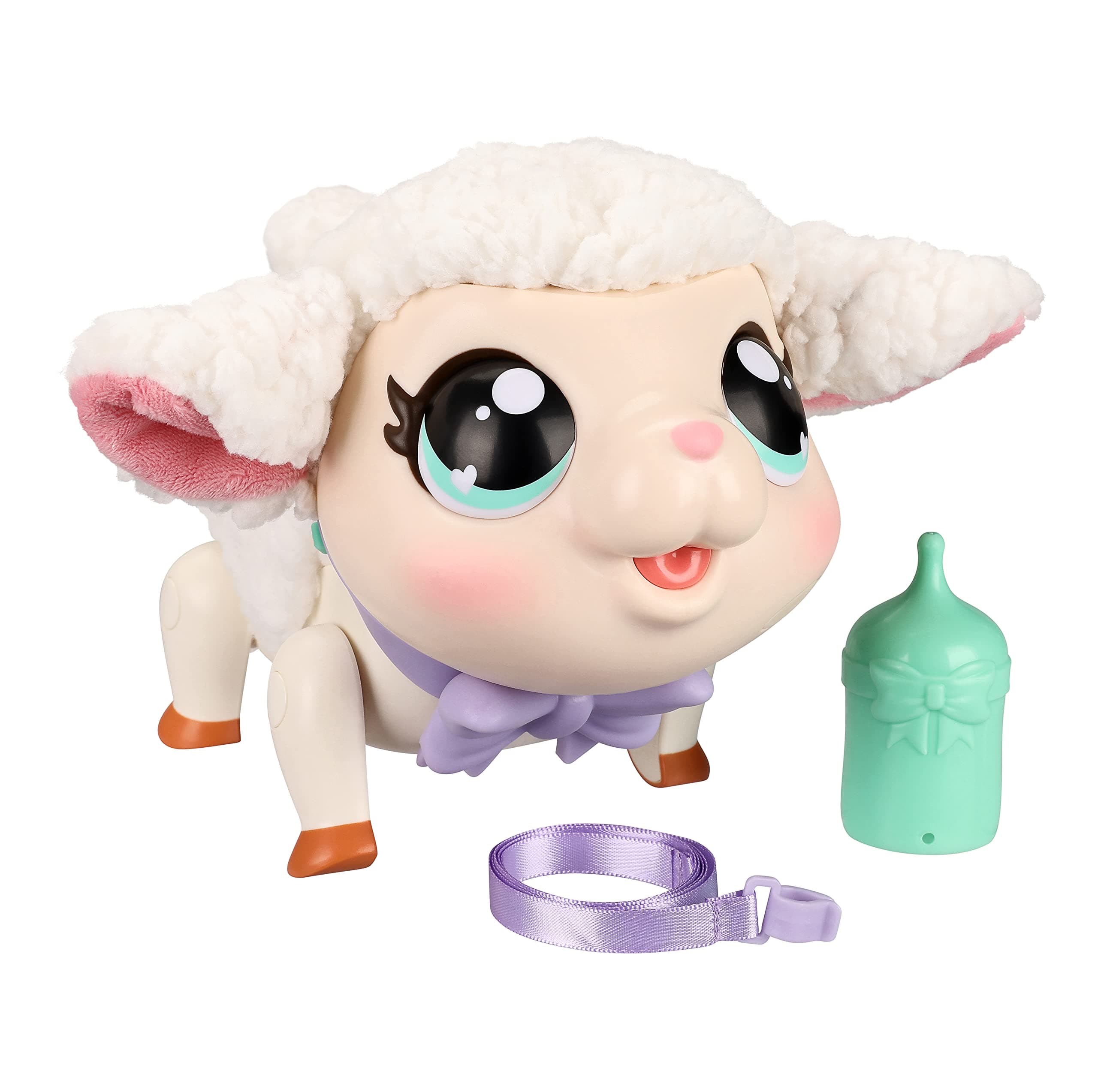 My Pet Lamb | Soft and Wooly Interactive Toy Lamb That Walks, Dances 20+ Sounds & Reactions, Batteries Included, For Kids Ages 5+,