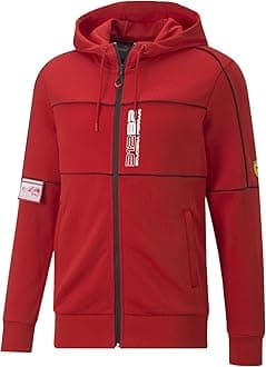 PUMA Men's Standard Scuderia Ferrari Race Hooded Sweat Jacket