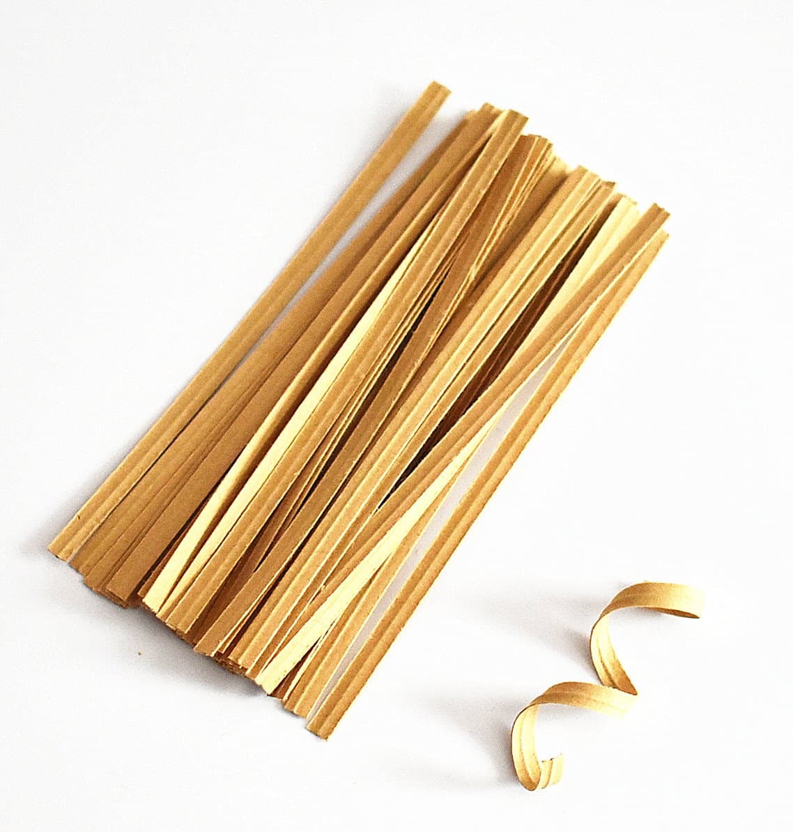 200pcs 4" Paper Twist Ties (Kraft)