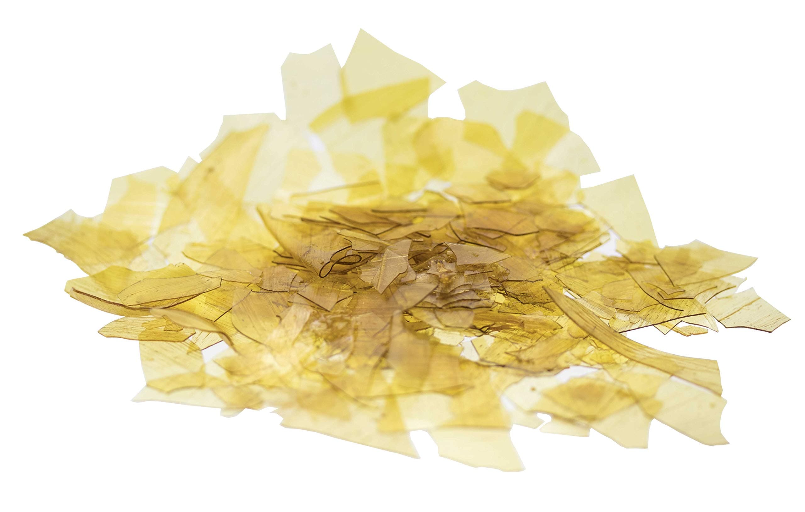 Dewaxed Blonde Shellac Flakes 1 Lb, or 16 Oz