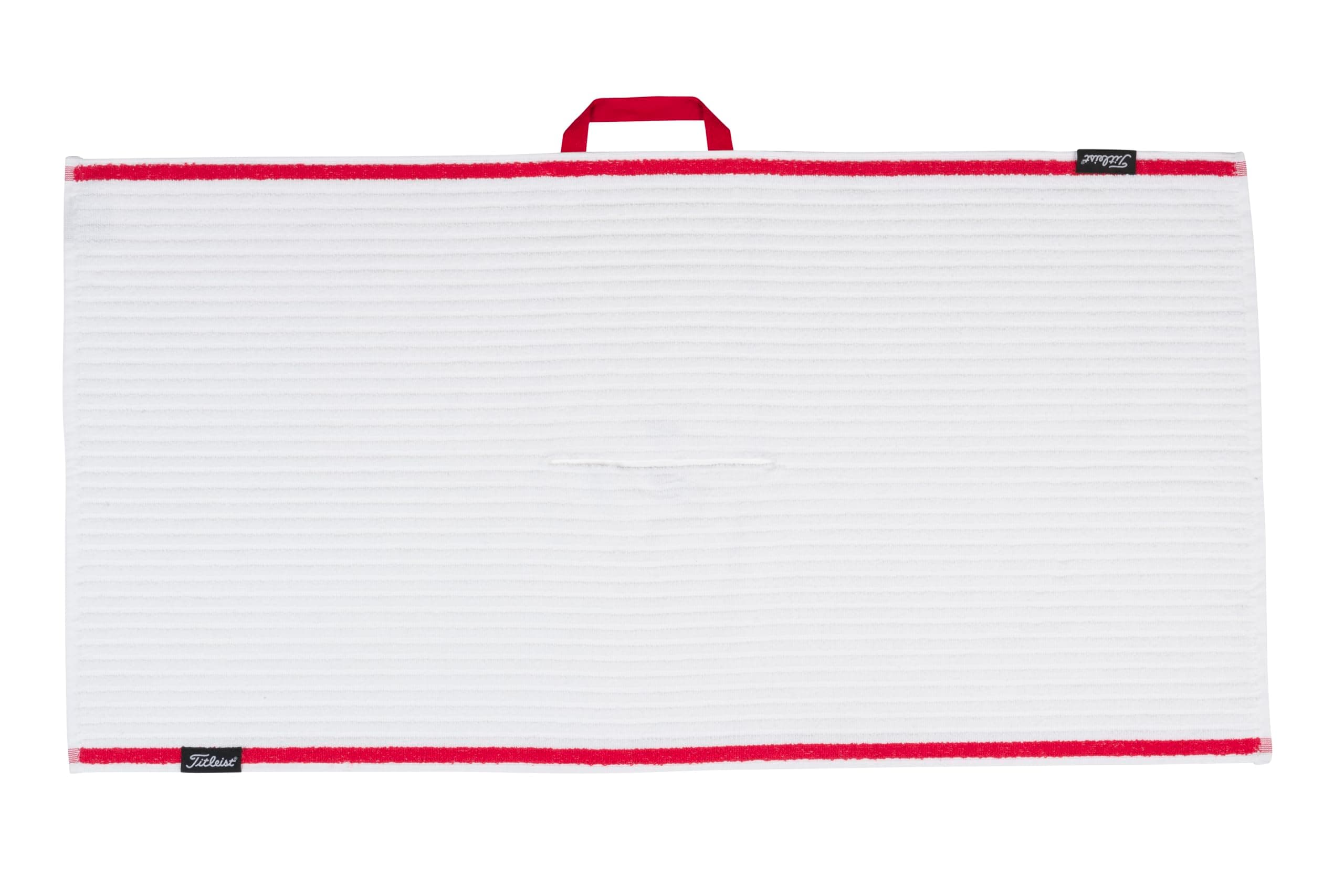 Tour Staff Golf Towel, White