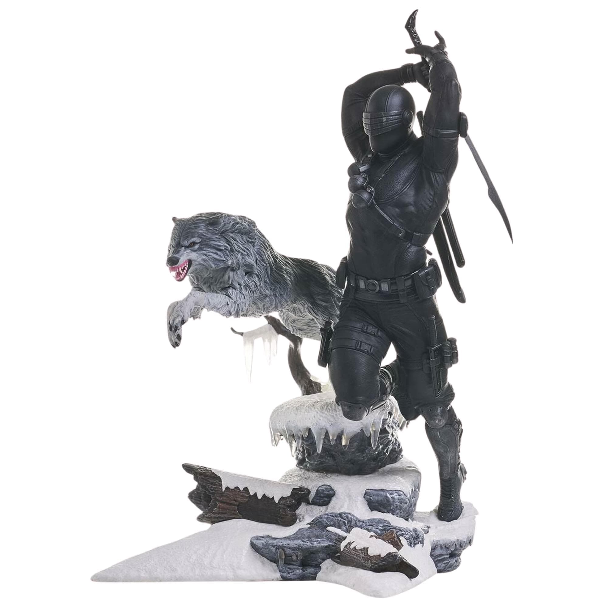 GI JOE GALLERY SNAKE EYES PVC STATUE