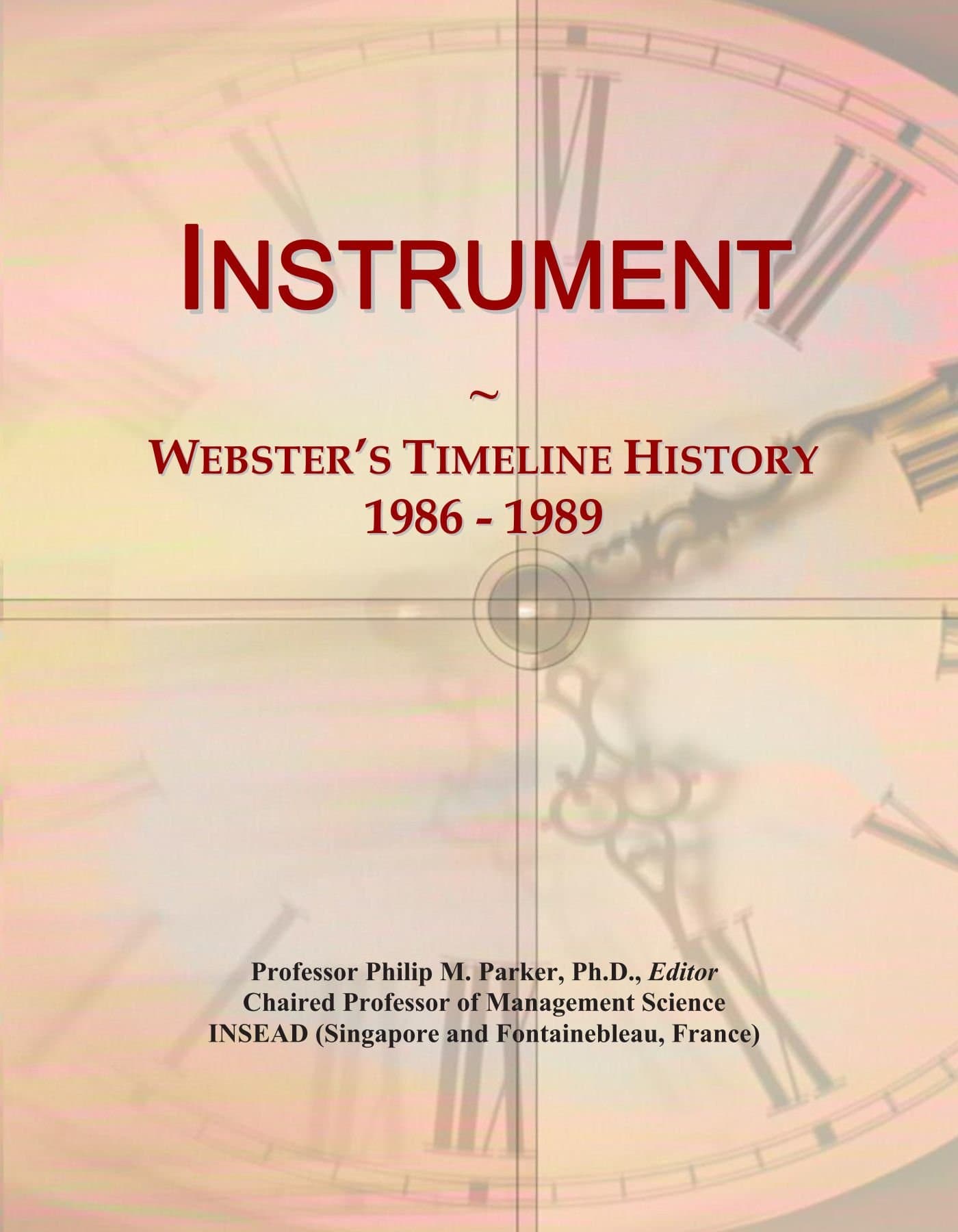 Instrument: Webster's Timeline History, 1986 - 1989