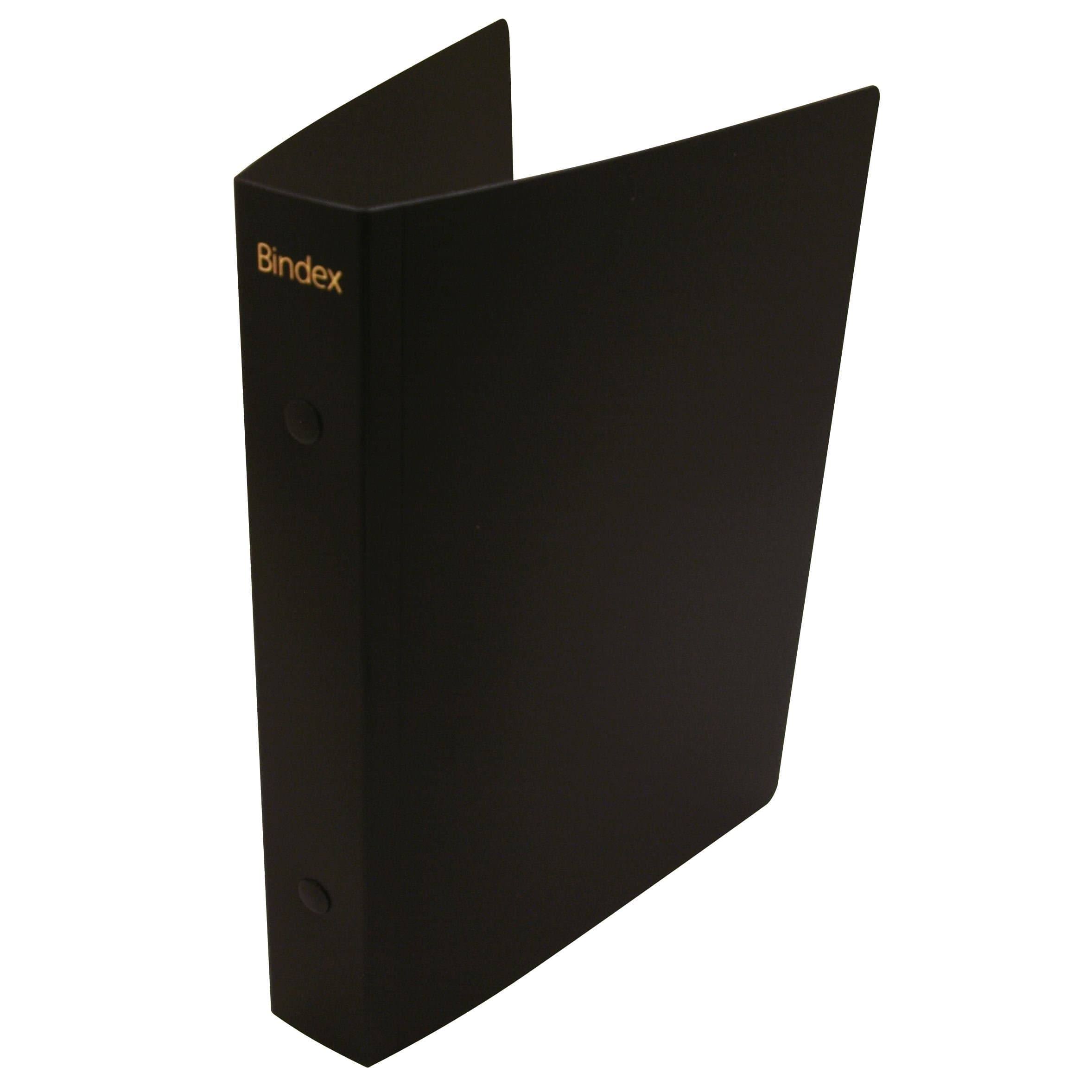 Bindex Bible Size (Diary Size) 6-Hole Binder, Black, Ring Diameter: 23 mm 659