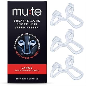 Mute Nasal Dilator for Snore Reduction