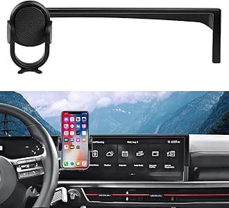 Autorder Car Phone Holder for 2024 2025 Hyundai Sonata Accessories Phone Mount 12.3-Inch Screen Cell Phone Automobile Cradles Hands-Free 360 Degree Rotation