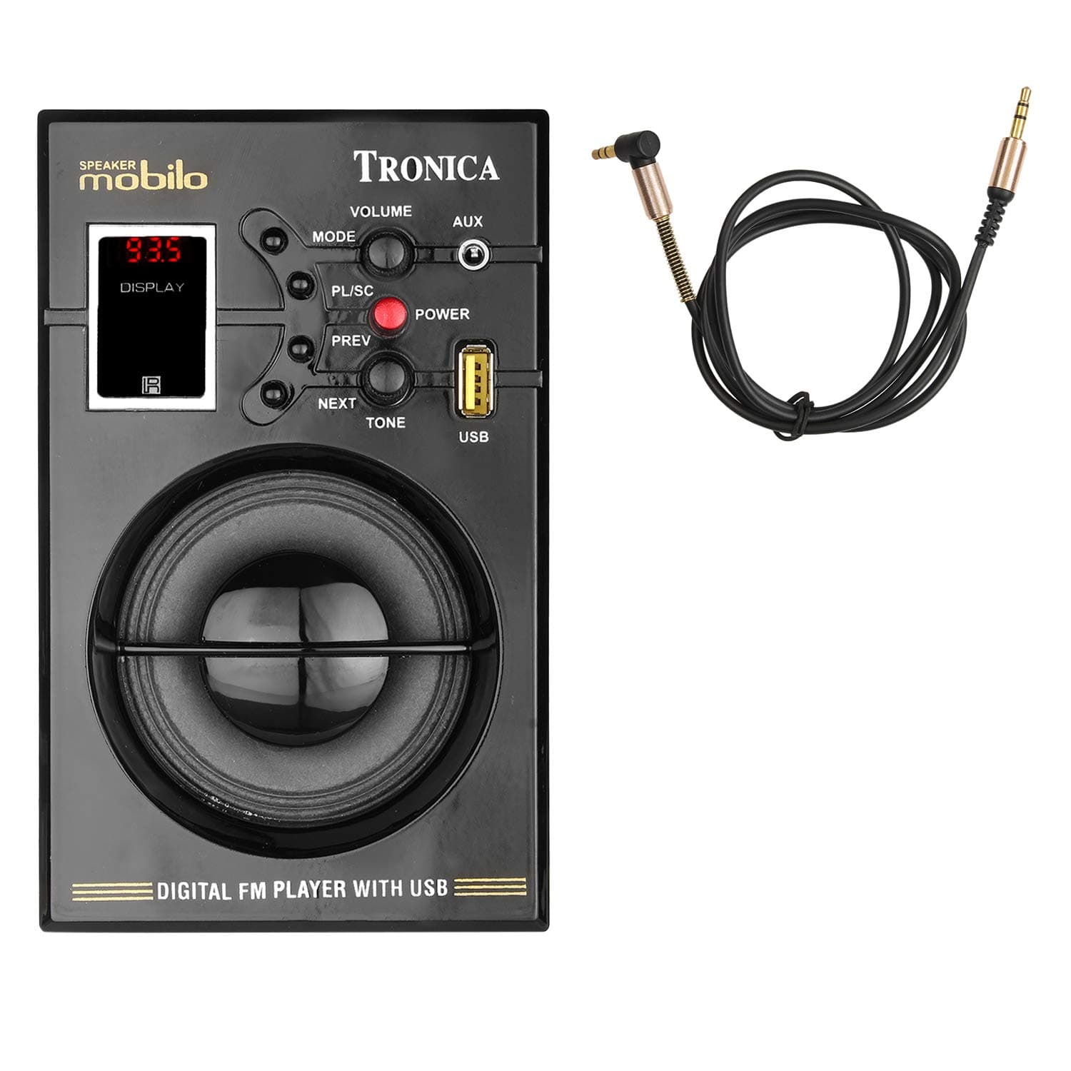 TRONICA Mobilo Wired Speaker (Black)