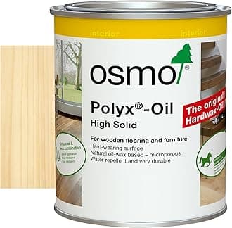 Osmo Polyx®-Oil - Hard Wax Oil 3062, Clear Matt, 750ml - Durable Wood Oil for Furniture, Water-Resistant Floor Wax, Wood Treatment & Wood Finish - Ideal for Oak, Pine, Spruce, Beech & More
