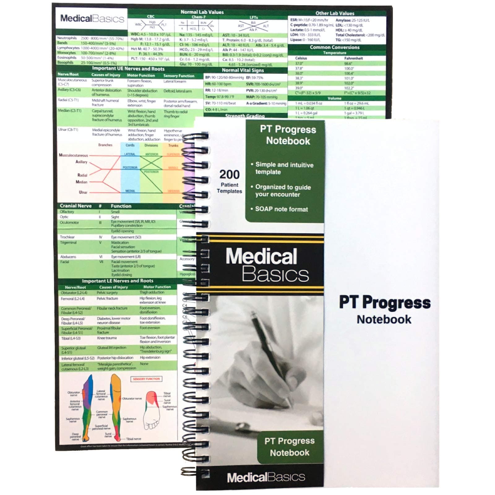 Medical BasicsPT Progress Notebook - Physical Therapy Journal in Progress Note SOAP format