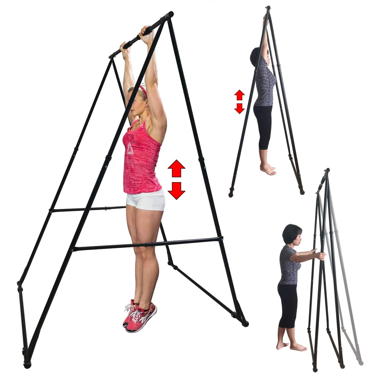 KT Foldable Adjustable Back Stretcher for Lower Back Pain Relief 15181. The Most Effective and Convenient Lumbar Relief Back Stretcher Device. Safe Spine Back Decompression Equipment