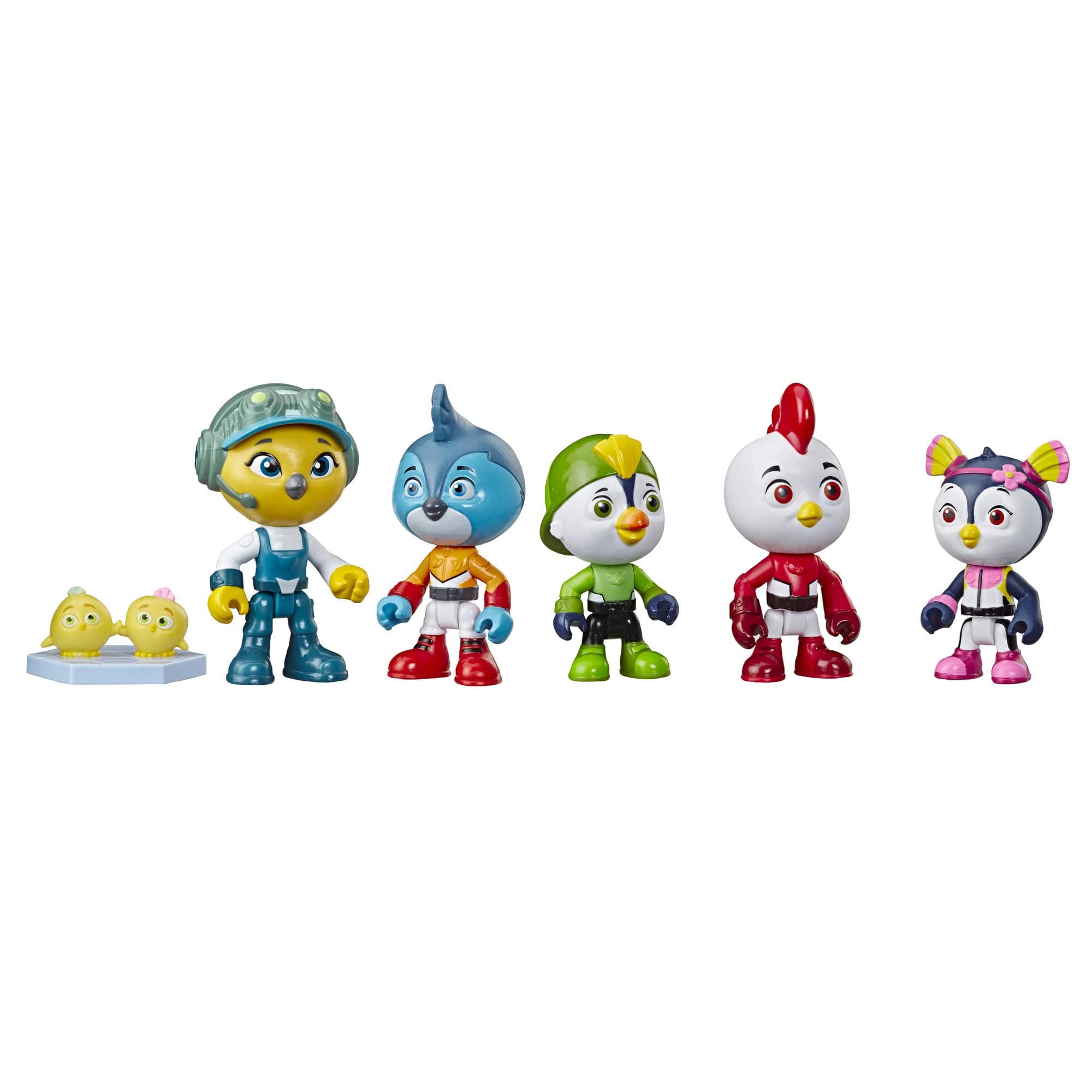 Hasbro Toys Top Wing Academy Collector Pack Includes 5 Poseable 3" Figures & Top Wing Cheep & Chirp, Toy for Kids Ages 3 Years Old & Up