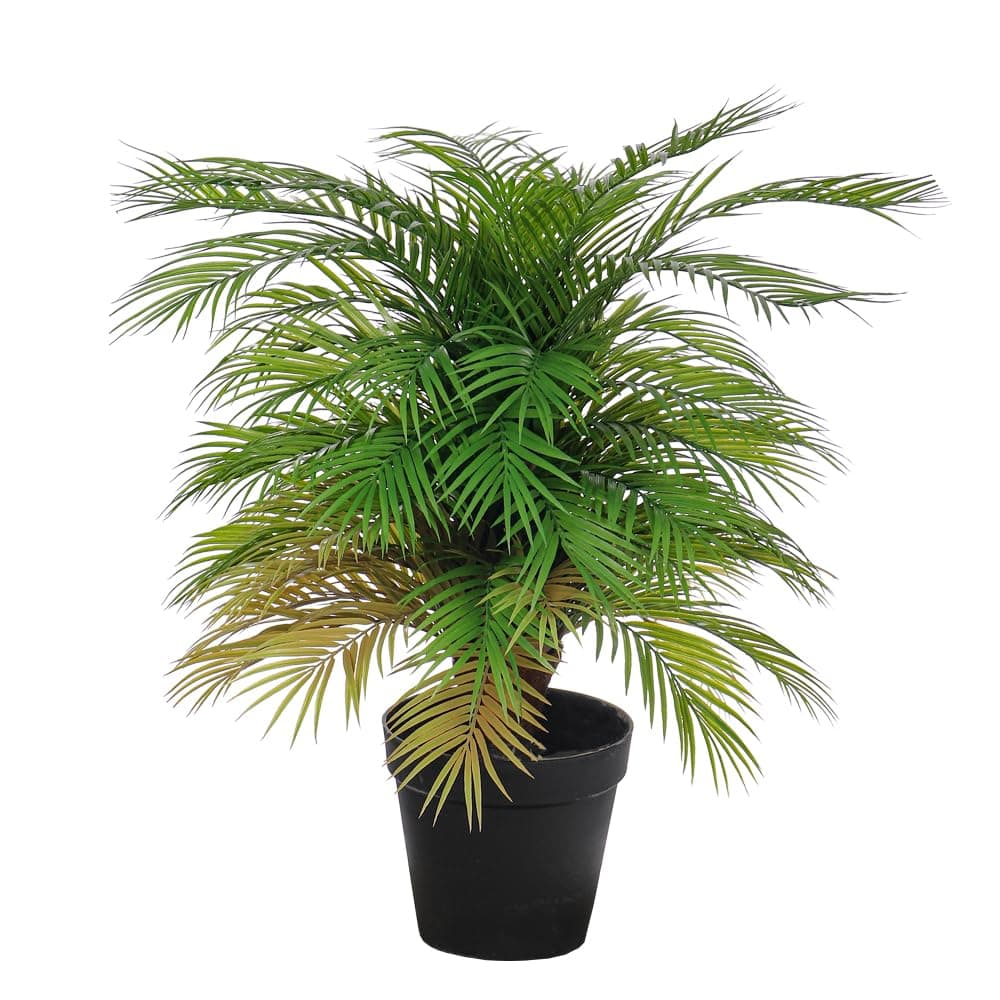 YAHOME Areca Palm Tree About 90Cm High - Artificial Palm Plants With Plastic Pot – Plants For Home Decor – Artificial Tree Outdoor Fake Plants For Balcony Indoor Plants – Artificial Plants