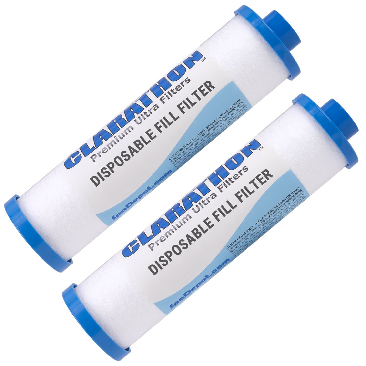 Clarathon[2-Pack] Hose End Sediment Water Fill Filter All Purpose, Pool, spa, hot tub, Aquarium, car wash