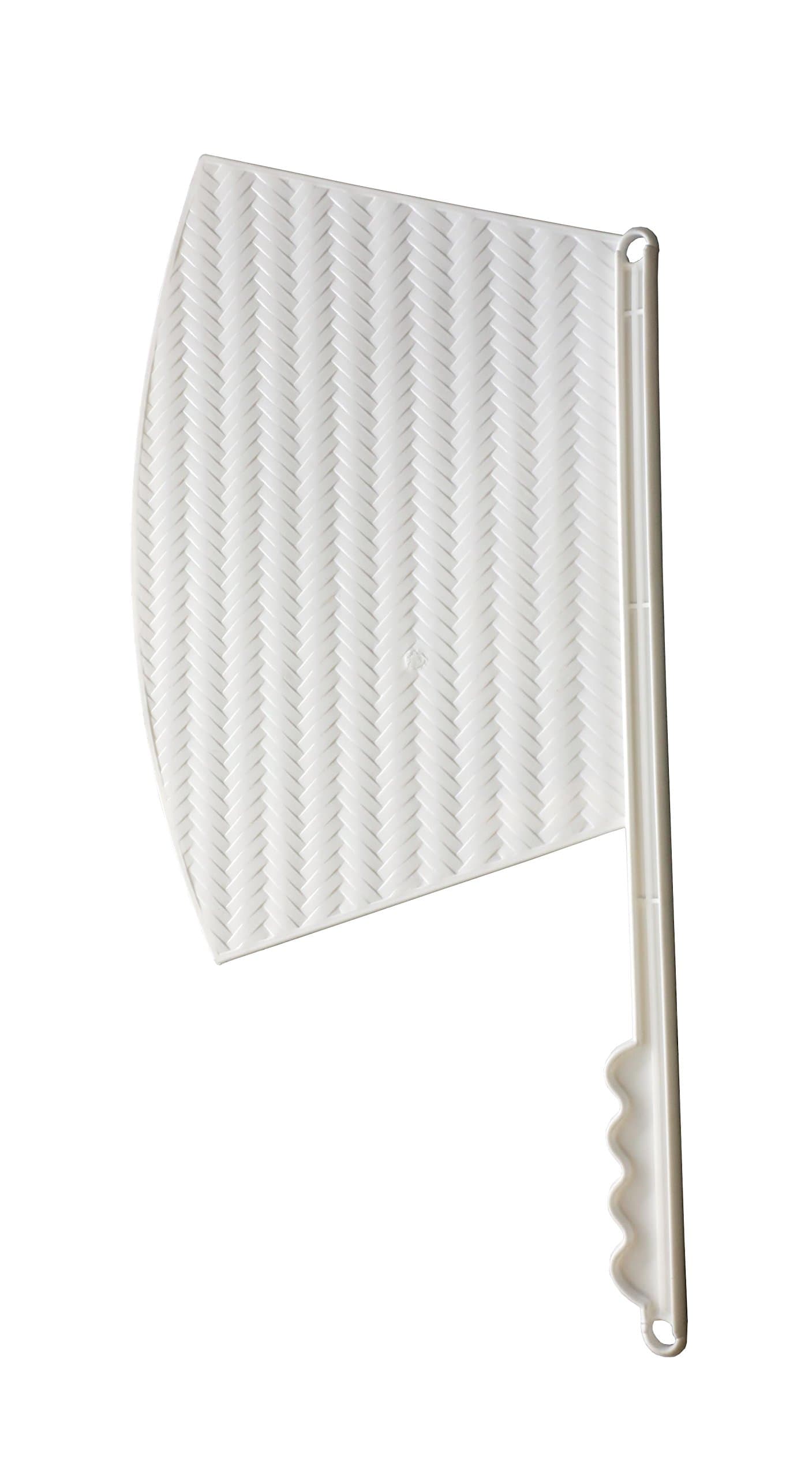 Golden Star Import BBQ Plastic Hand Fan (White)