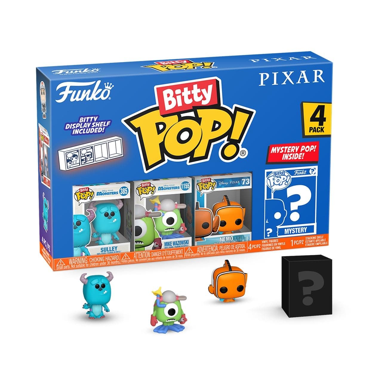 FUNKO Bitty POP! Pixar: Monsters Inc. 4-Pack