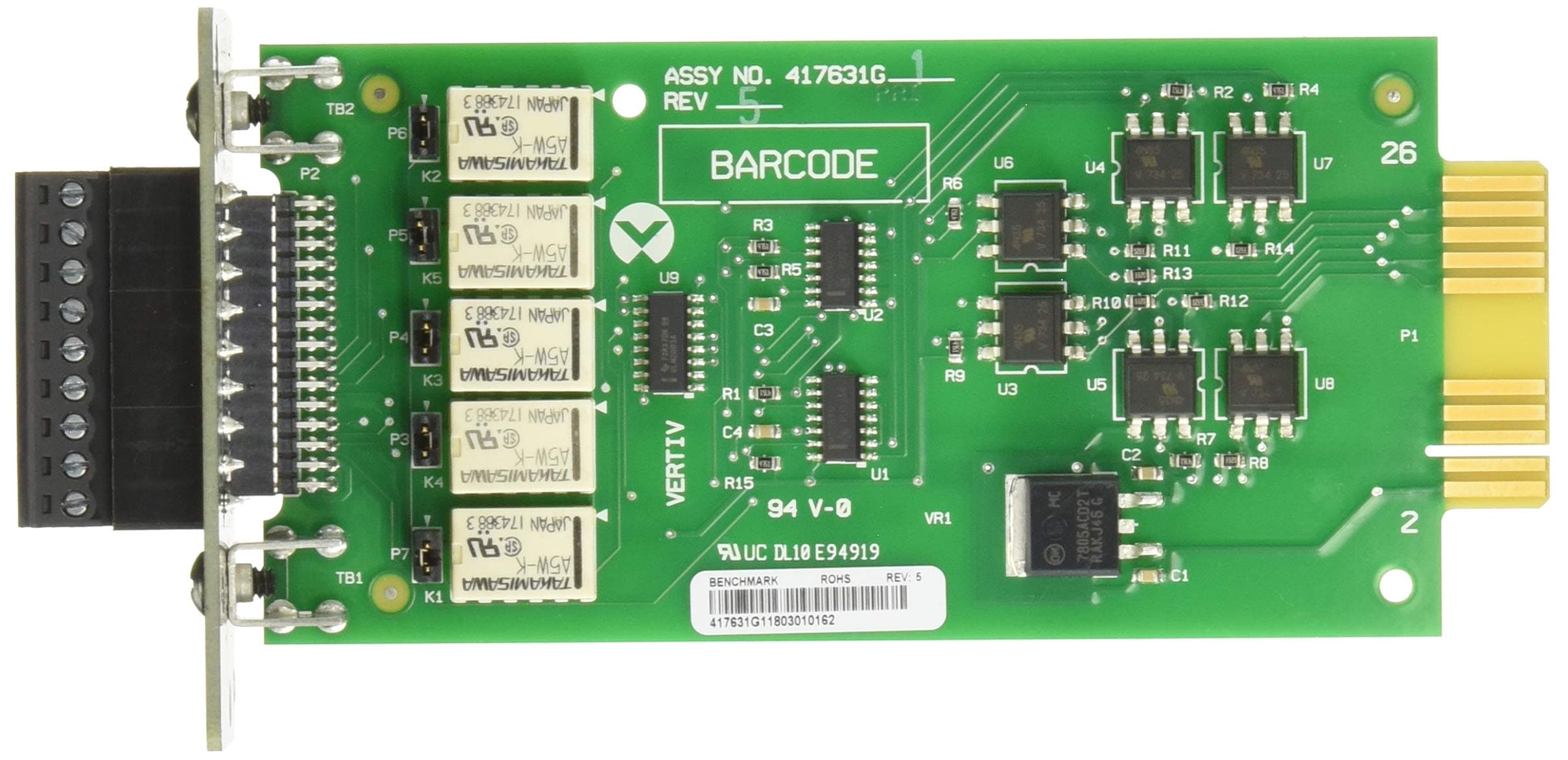 LIEBERT INTELLISLOT RELAY CARD