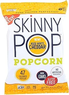 Aged White Cheddar Popcorn, 4.4 Ounce - 12 per case.