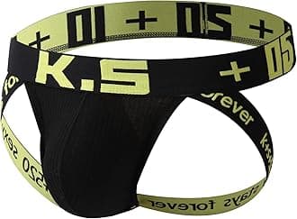 LinemoonJock Strap Athletic Supporters for Men Cotton Jockstrap Sexy Underwear