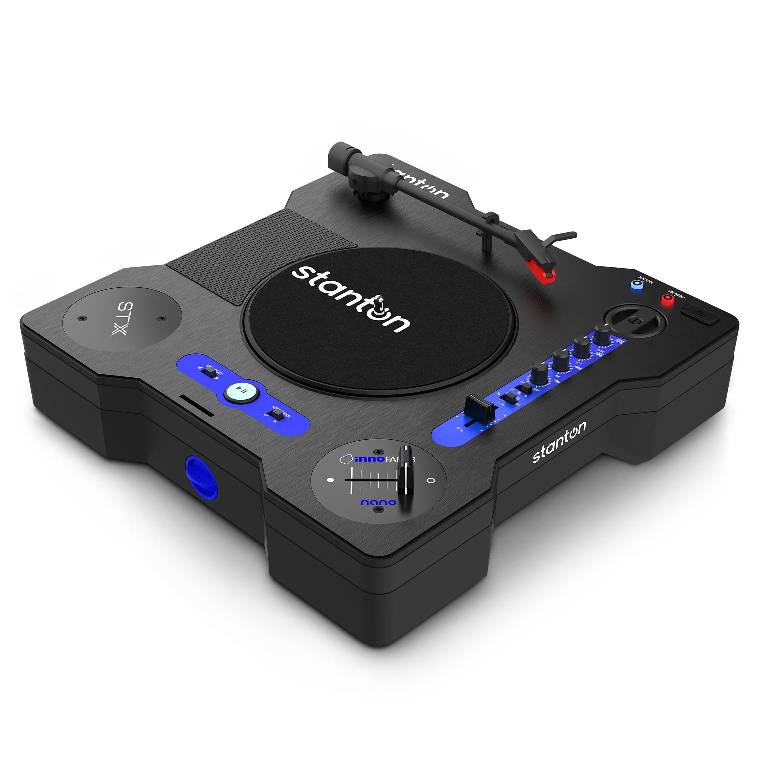 StantonSTX Portable Scratch Turntable with Mini Innofader Nano Crossfader