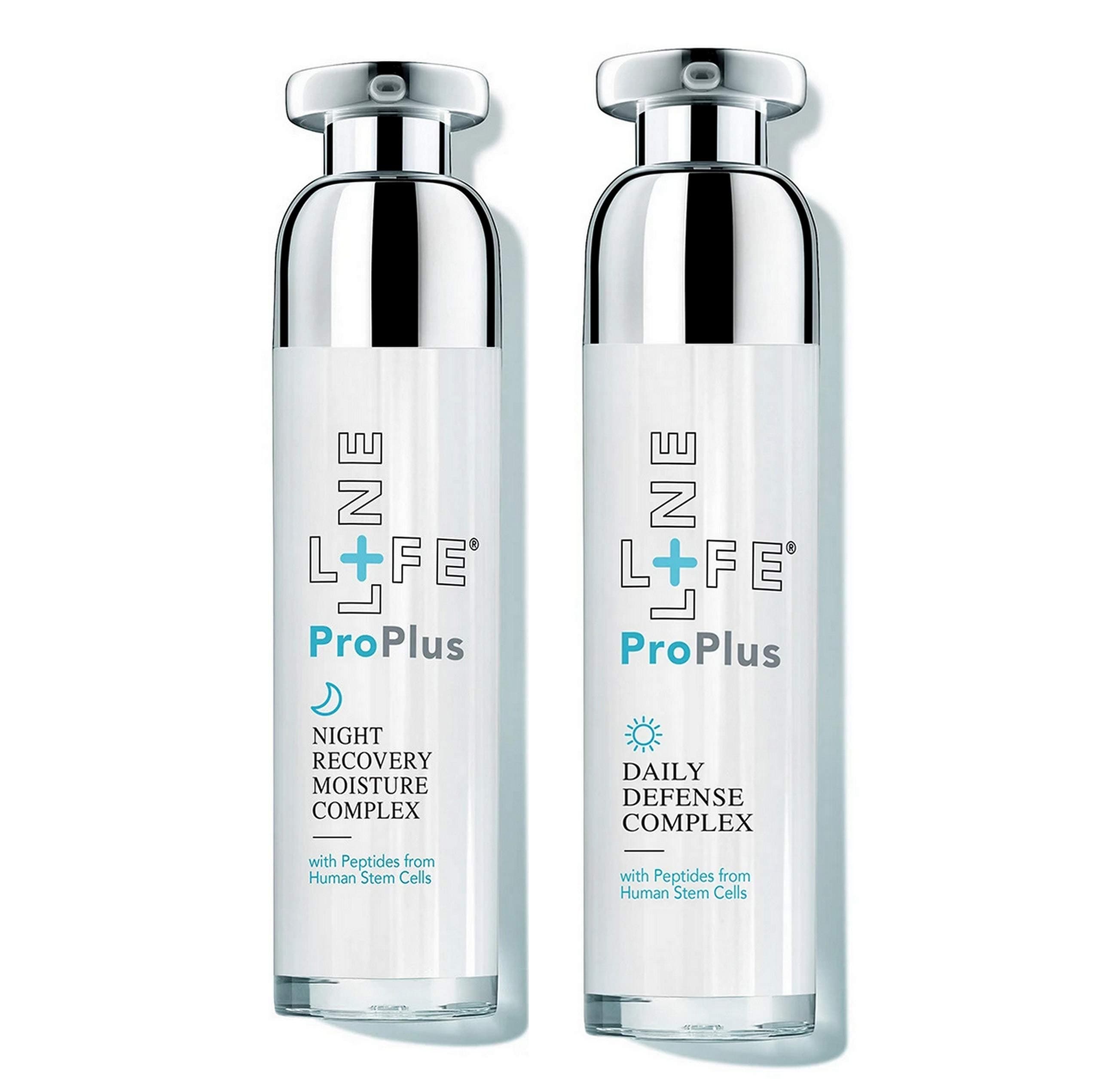 Lifeline Skincare 2 Piece Bundle - Includes Anti-Aging ProPlus Night Recovery Moisture Complex Serum 50mL, and Anti-Aging ProPlus Daily Defense Complex Serum 50mL (2 Piece Bundle)