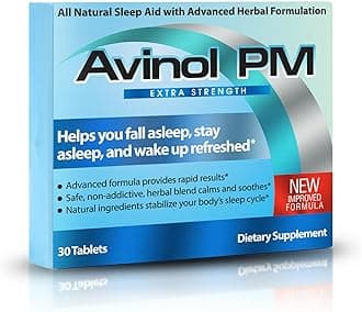 Avinol PM Extra Strength - Natural Sleep Supplement (30ct)