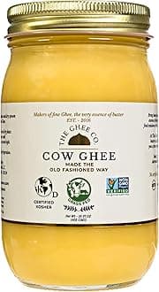 The Ghee Co, Pure Ghee Made with Grade AA Unsalted Butter, 16 fl oz