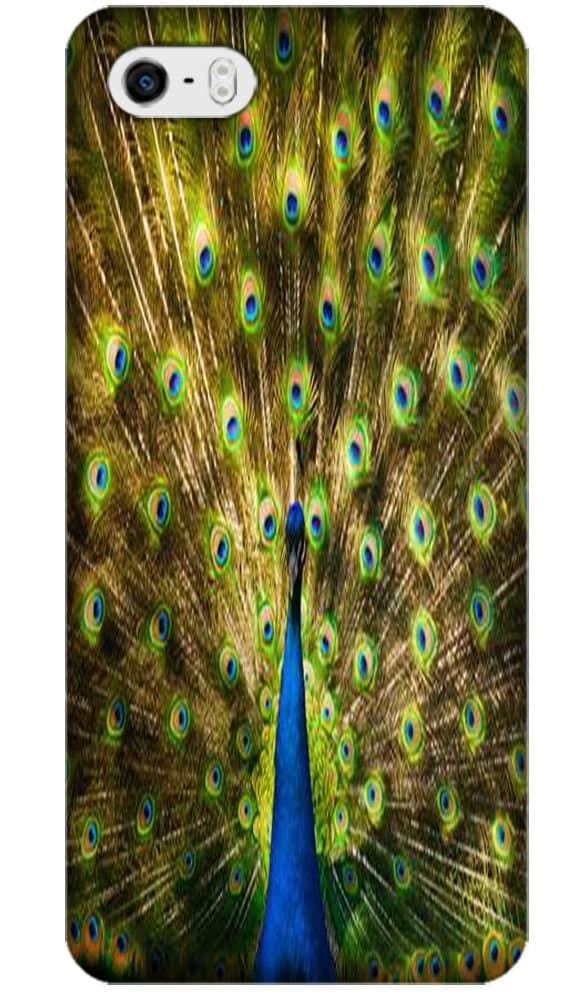 Apple Accessories Beautiful Peacock Cell Phone Cases Design Special For iPhone 5/5S No.8
