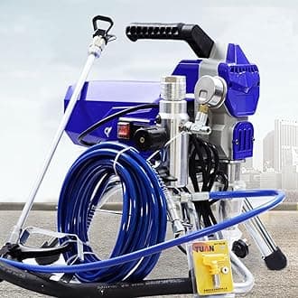 2200W Airless Wall Paint Sprayer - High Pressure Tube, Brushless Motor, 110V