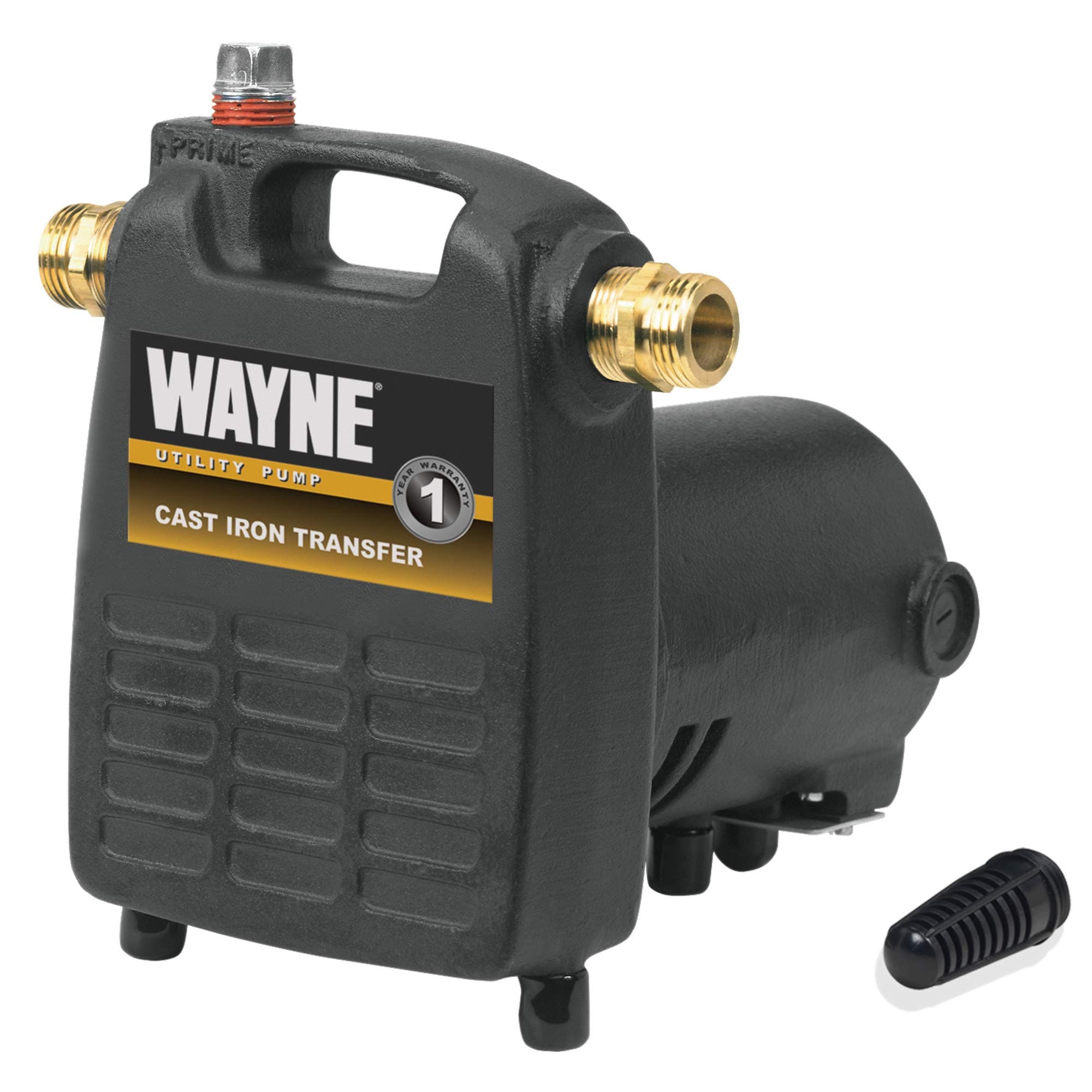 Wayne Cast Iron Portable Transfer Water Pump - 1,450 GPH, 1/2 HP, 3/4in. Model Number PC4