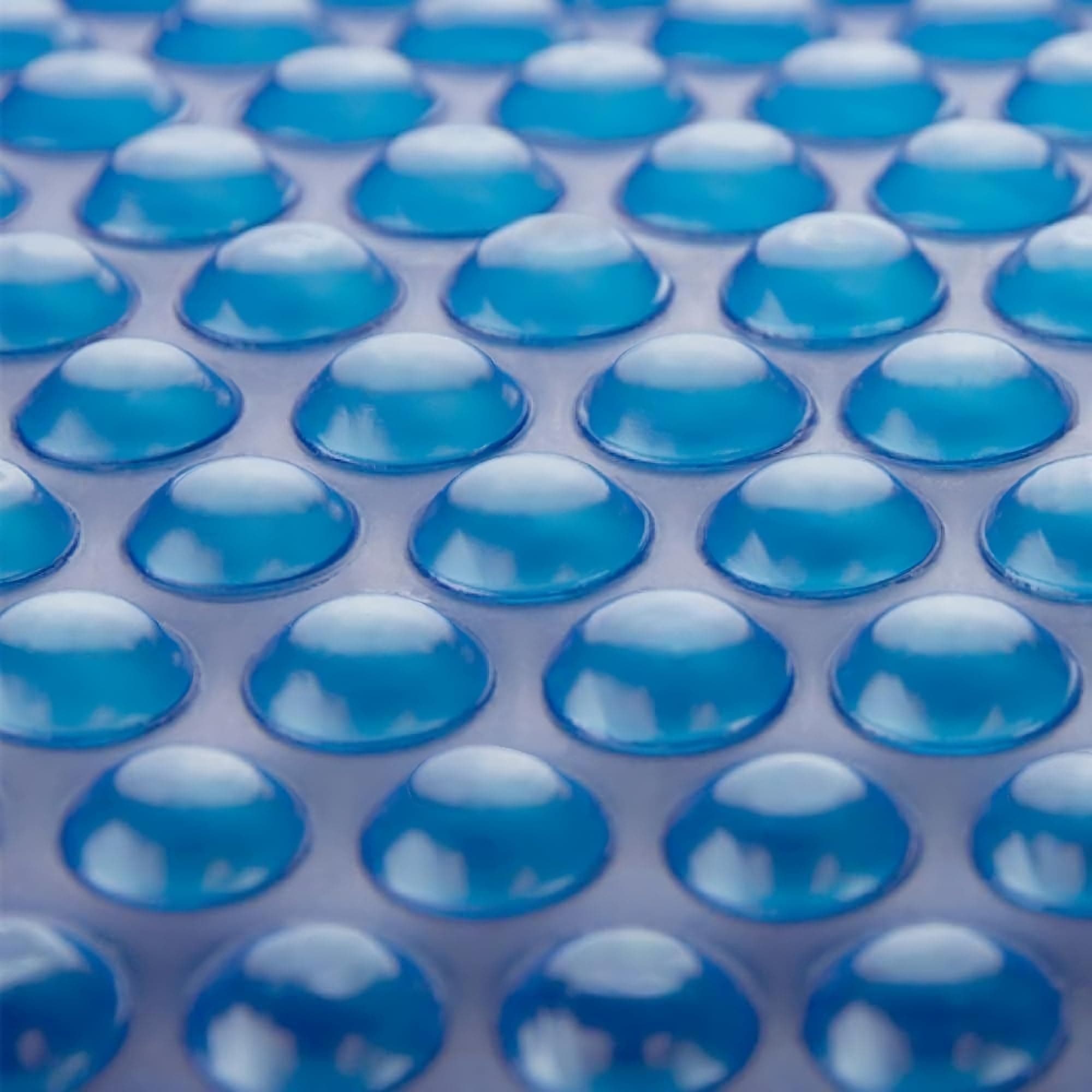 Sun2Solar Blue 6 ft x 6 ft Square Solar Cover | 800 Series | Heat Retaining Blanket for Inground & Above Ground Swimming Pools & Spas | Sun's Natural Energy Heats Pool | Bubble Heating Blankets