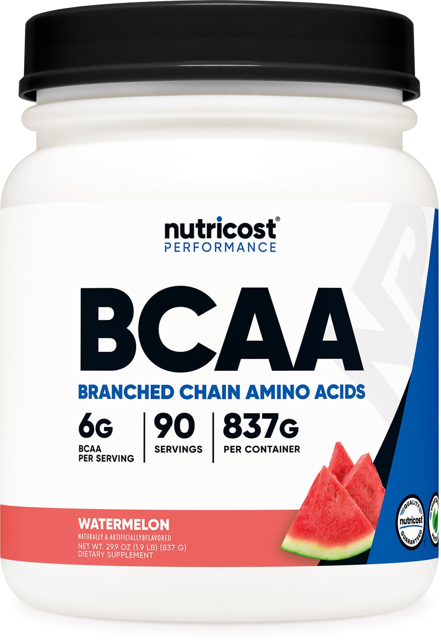 Nutricost BCAA Powder- 2:1:1 (Watermelon, 90 Serv)