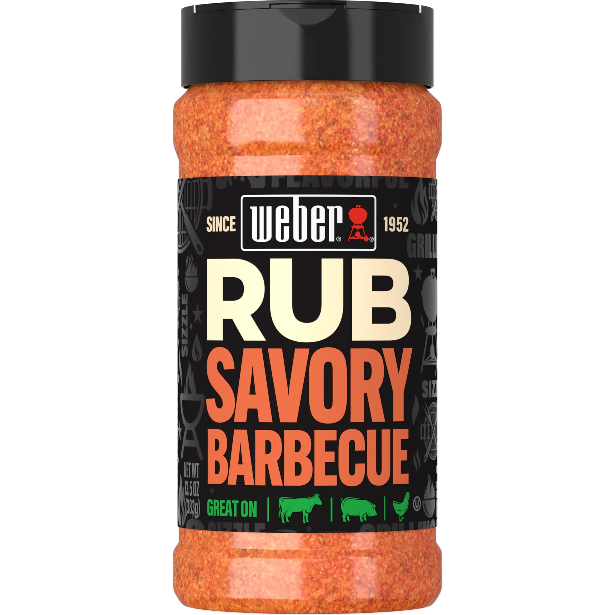 Savory Barbecue Dry Rub, 13.5 Ounce