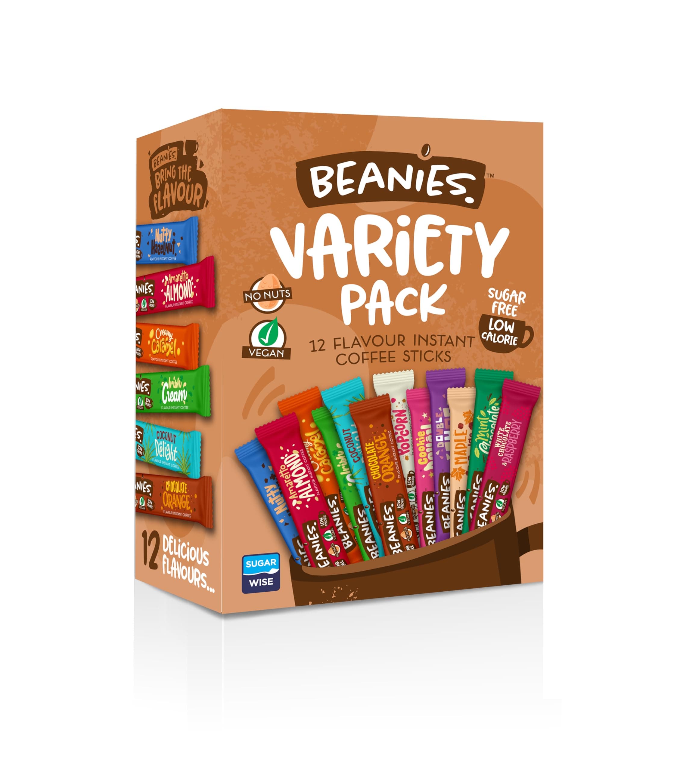 Beanies The Flavour Co 24G SACHET VARIETY BOX 12PK