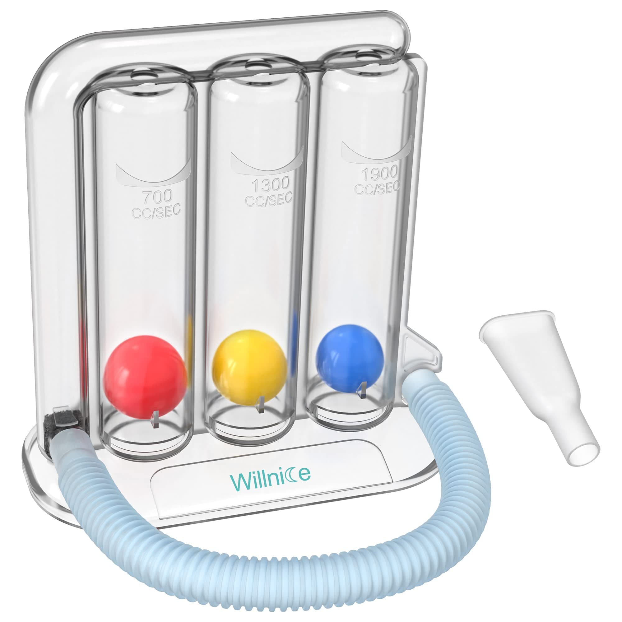 Breathing Exercise Device for Daily Training, Simple to Use and Clean, Effective Trainer Suitable for Most People Upgraded