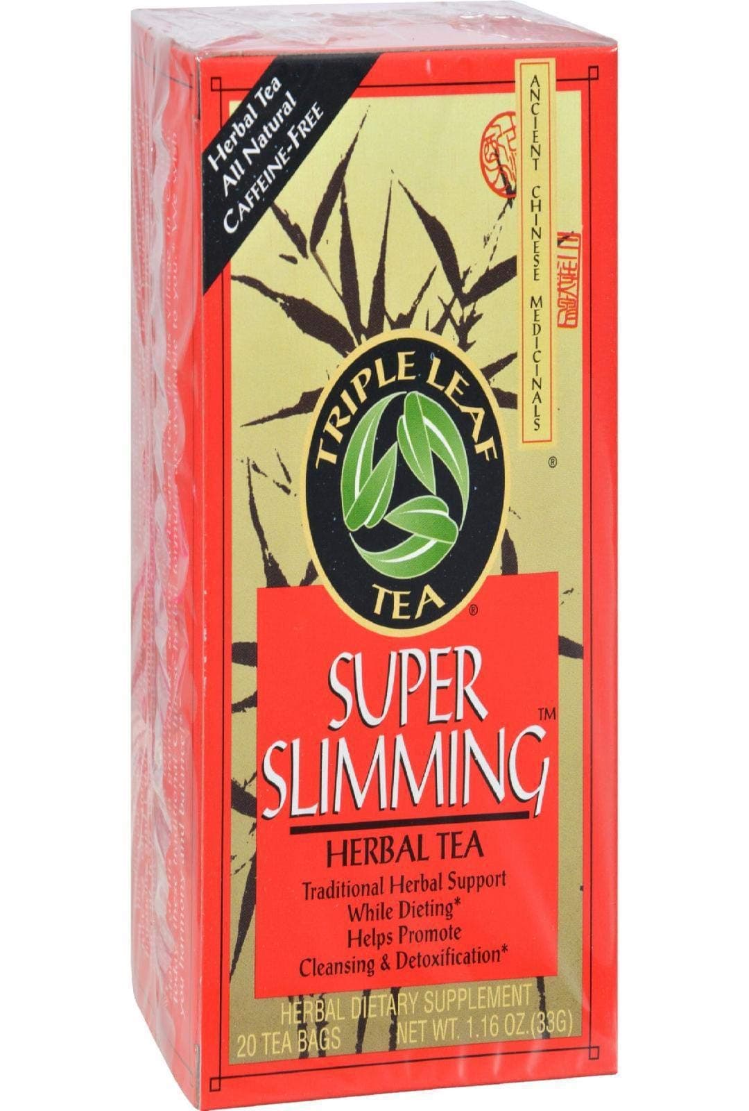 Super Slim Herbal Caffeine-Free Tea (33 g, 1.6oz) 20 Tea Bags