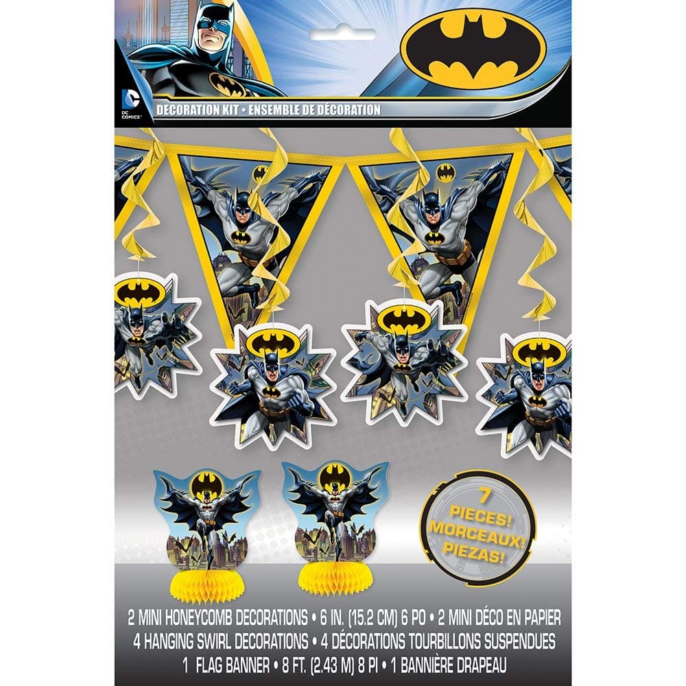 Batman Party Decorating Kit, 7pc