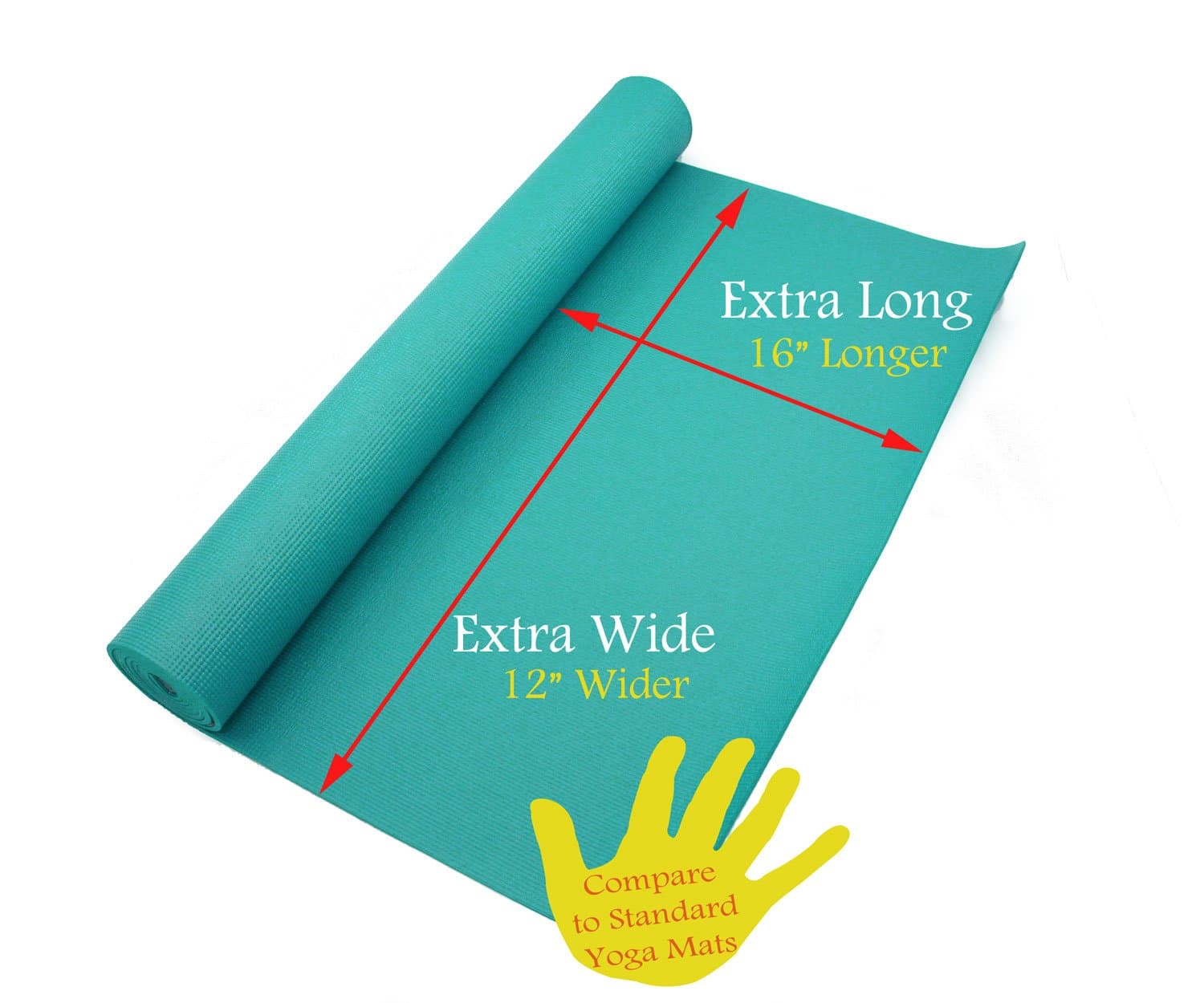 Extra Wide, Long & Thick Yoga Mat