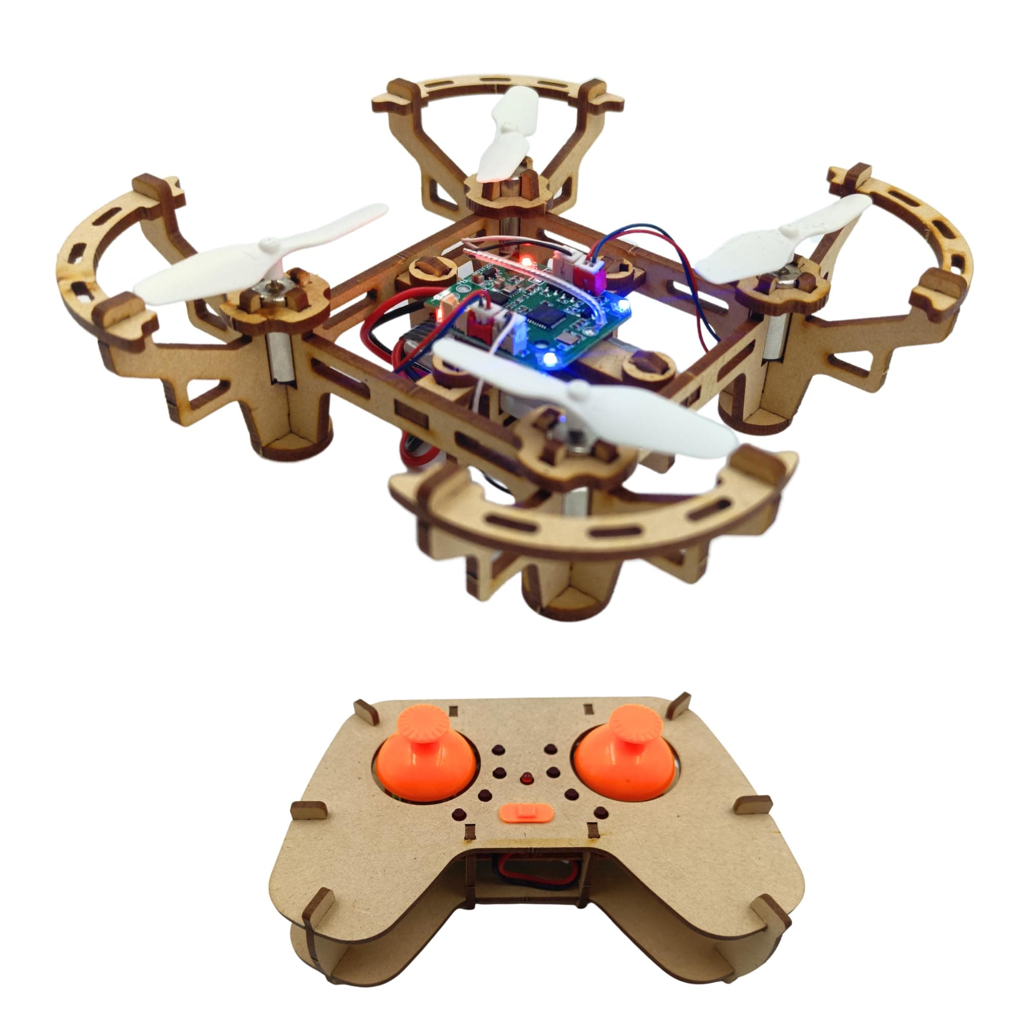 Remote Controlled Drone Kit for Kids | Educational Toy | Skill-Based Assembly Game | Fun Learning Gift for Ages 6–18
