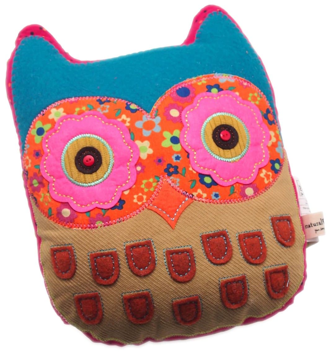 Let It Be 100% Cotton Owl Pillow