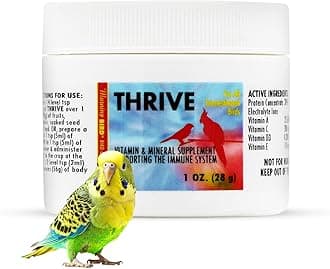 Morning Bird Thrive 1 Oz - Multi-Vitamin Bird Supplement Designed for Immune and Recovery Support - Formulated for Sick or Injured Birds - Protein Supplement and Energy Booster for All Adult Birds