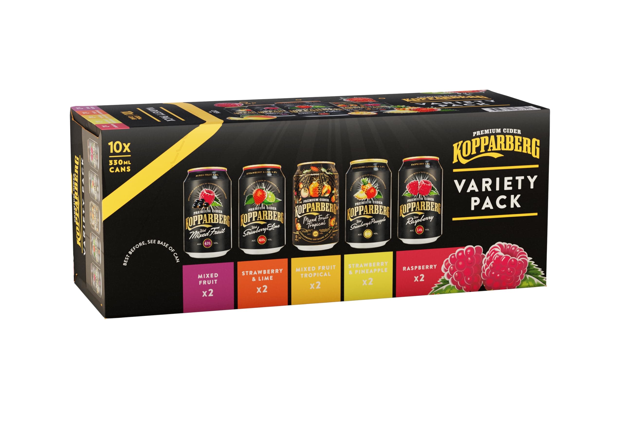Kopparberg Fruit Cider Variety / mixed pack 10 x 330ml cans