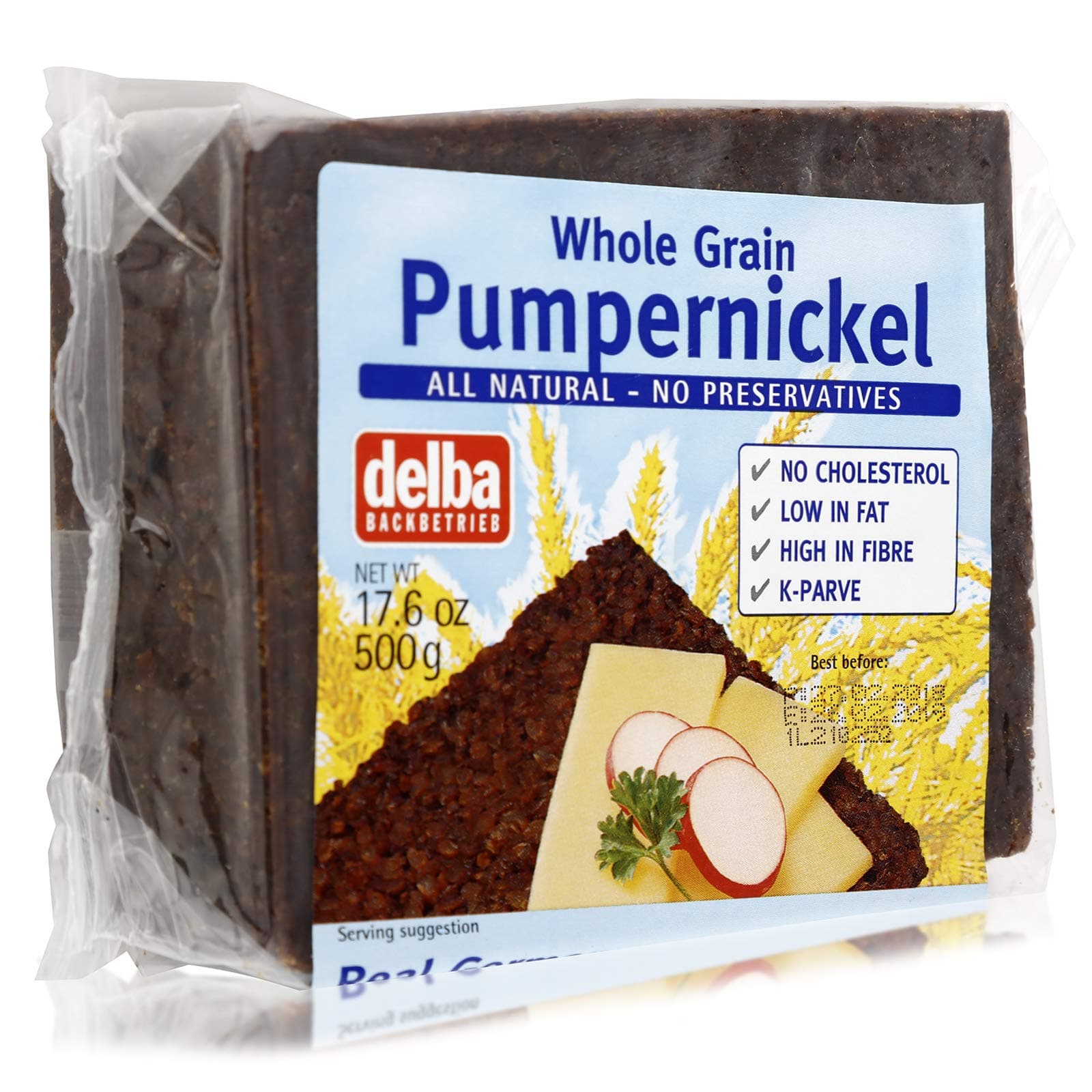 Delba Pumpernickel Bread - 500 gm