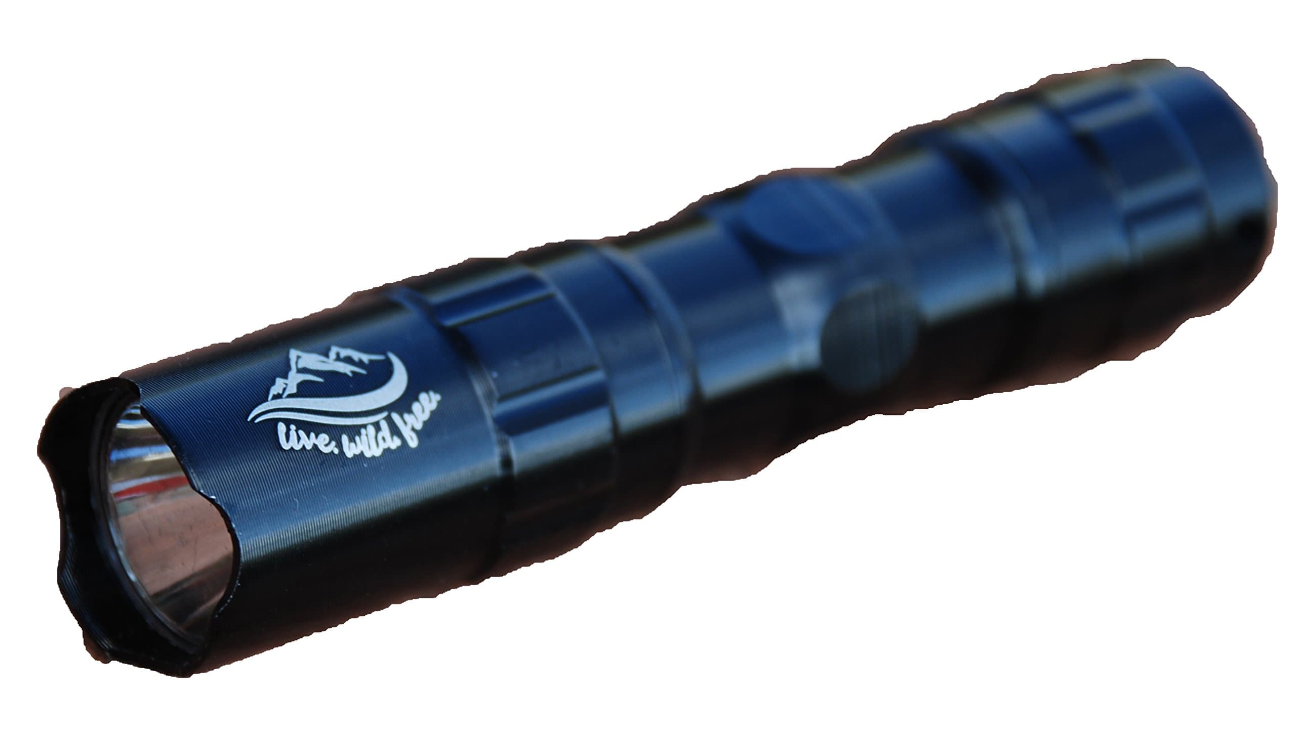 Best High Power Handheld Flashlight by LiveWildFree, Extremely Bright Tactical Waterproof LED Torch, Great for Camping, Hiking, Hunting, Running and emergencies. For Indoors or Outdoors (Black)