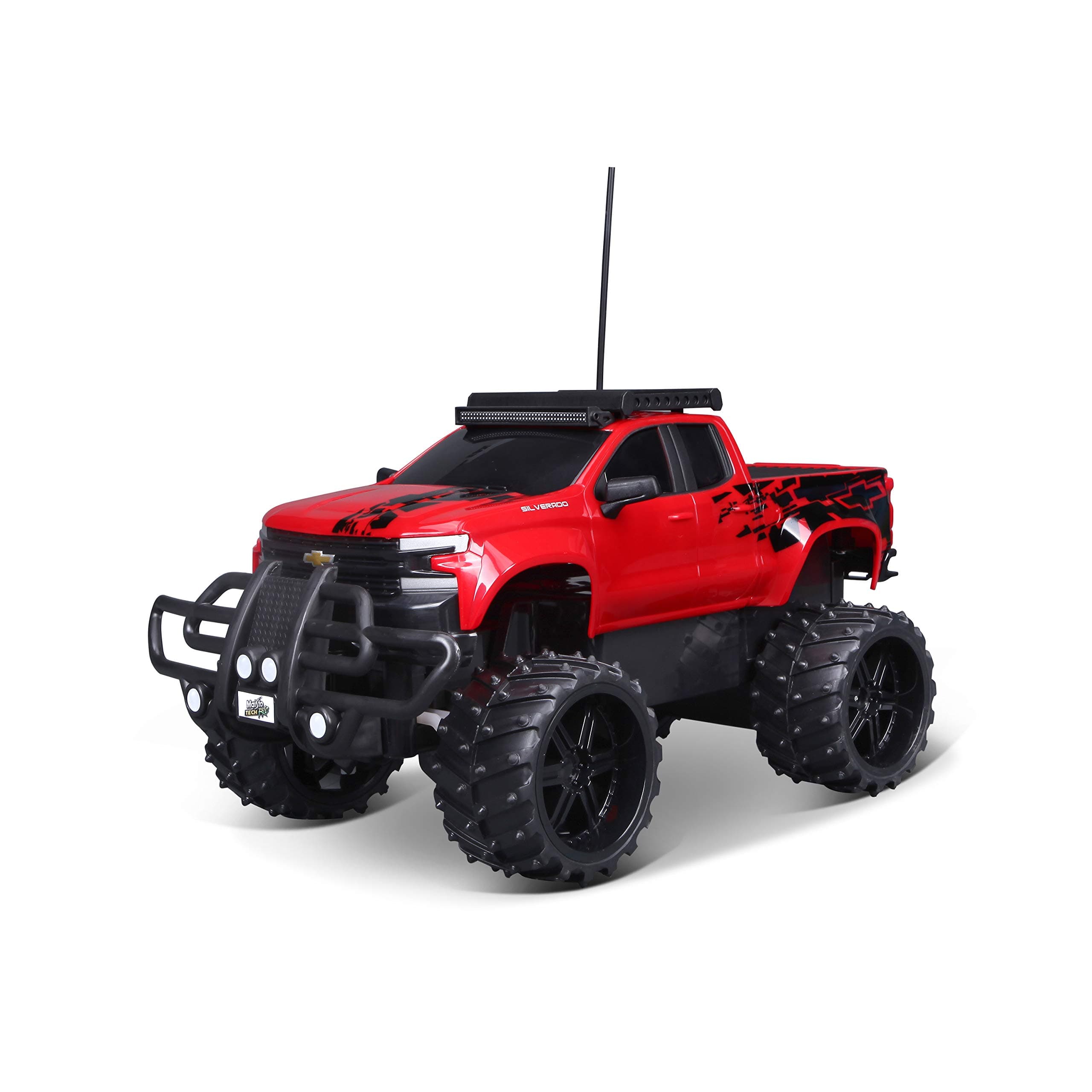 Tech R/C 1:16 Scale 2.4 GHz Off Road 2019 Chevrolet Silverado, Red