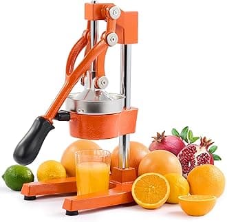 CO-Z Hand Press Juicer Machine, Manual Orange Juicer and Professional Citrus Juicer for Orange Juice Pom Lime Lemon Juice, Commercial Lemon Squeezer, Easy to Clean, Orange