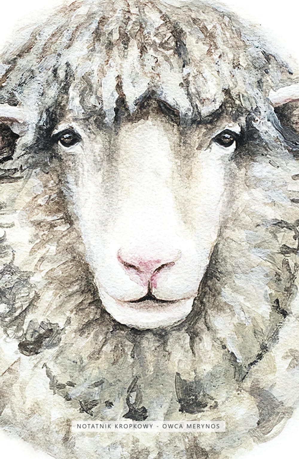 Notatnik Kropkowy - Owca Merynos
