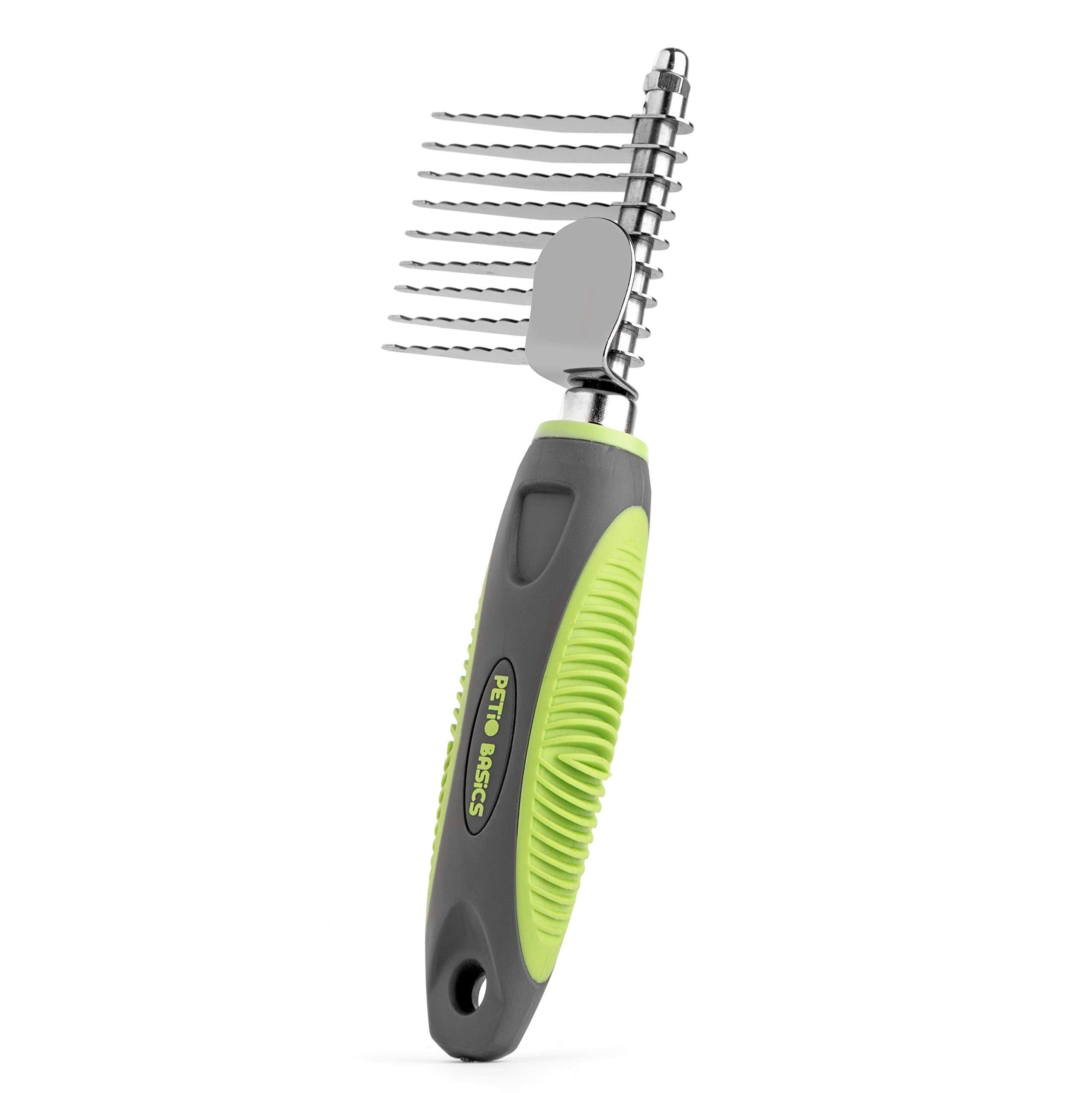Dematting Comb, Pet Grooming, Has Long, Sharp, Rounded-End Teeth to Gently, Cut Out Tangles - and Knots, from All Breeds, and Hair Types.