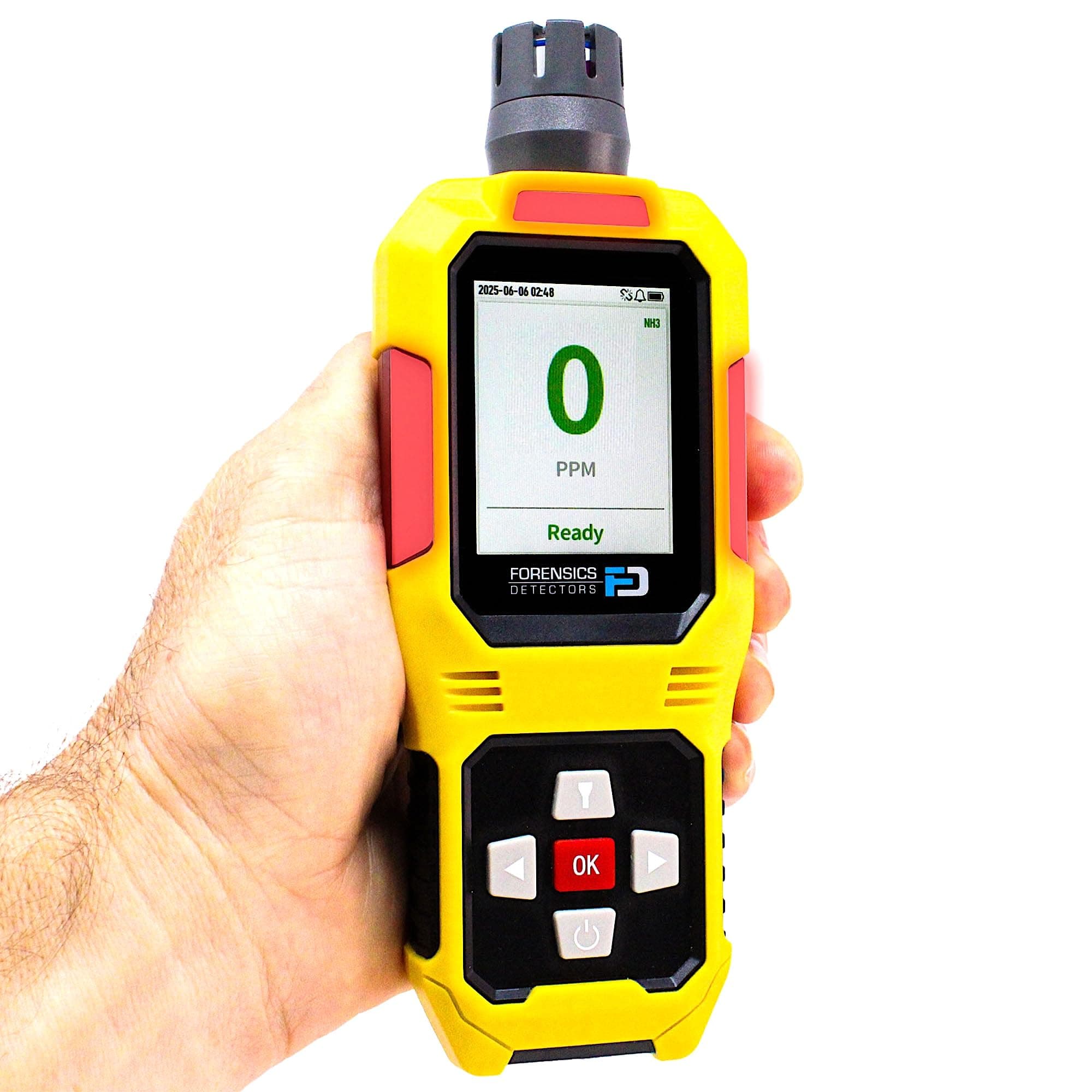 Ammonia Detector by Forensics | 10ft Drop Test Pass | Farm, Poultry, Pig | Air Quality Measurements | Large Digits |